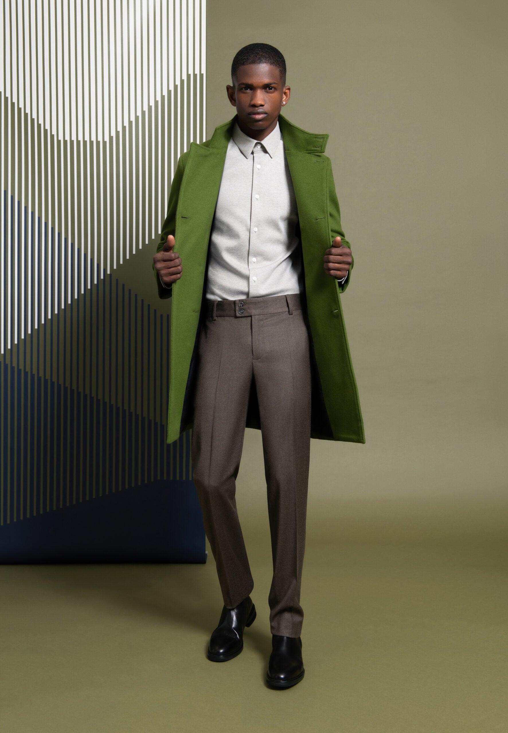 PANTALON FLANELLE BRUN – Image 2