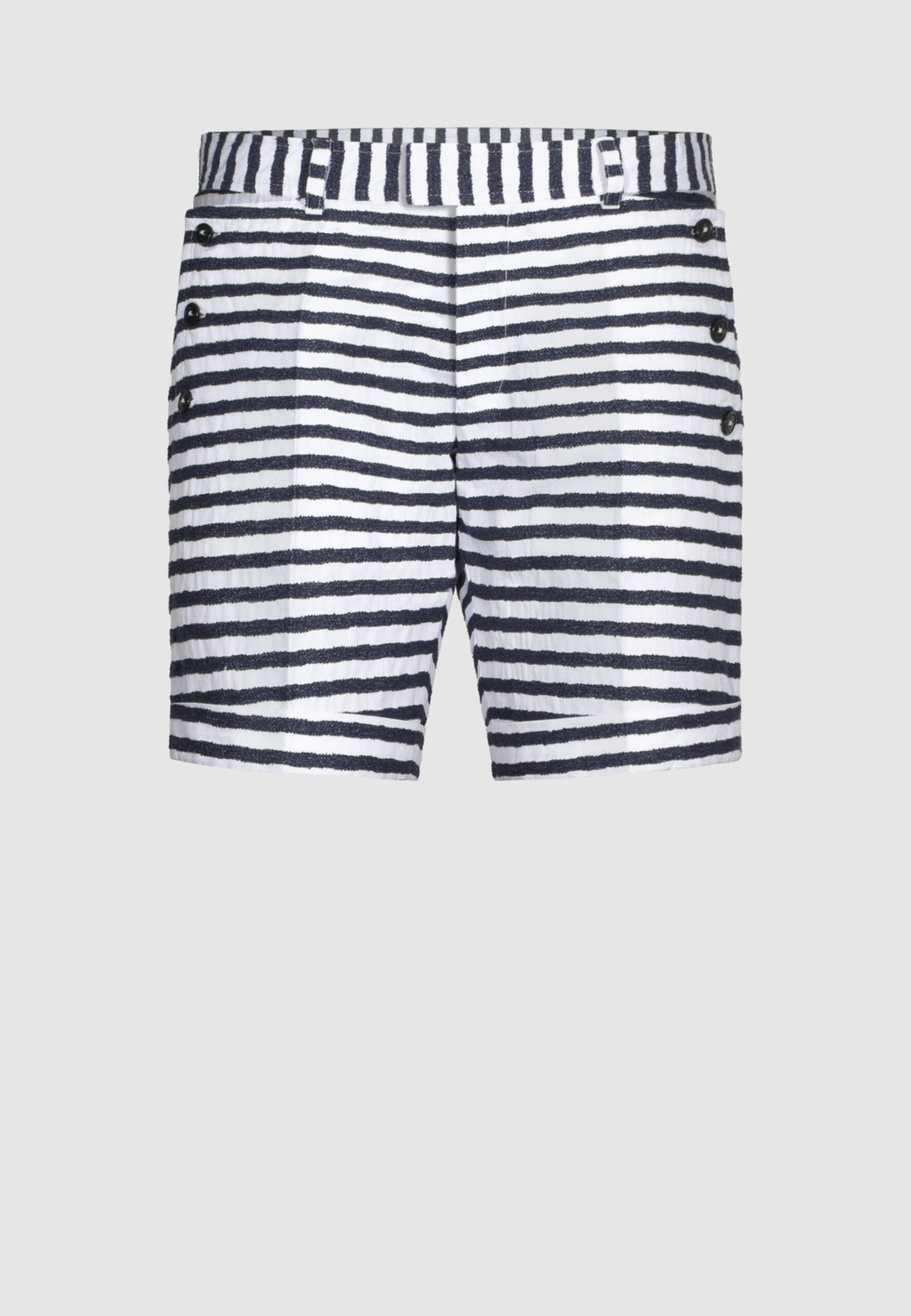 short a rayures avec poches boutons