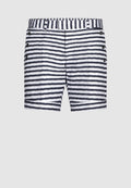 short a rayures avec poches boutons