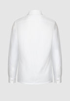 CHEMISE COL MONTANT PLISSÉE BLANCHE – Image 4