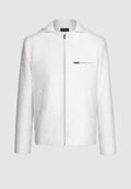 blouson homme blanc a capuche