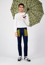 PANTALON YOKE BLEU VERT – Image 4