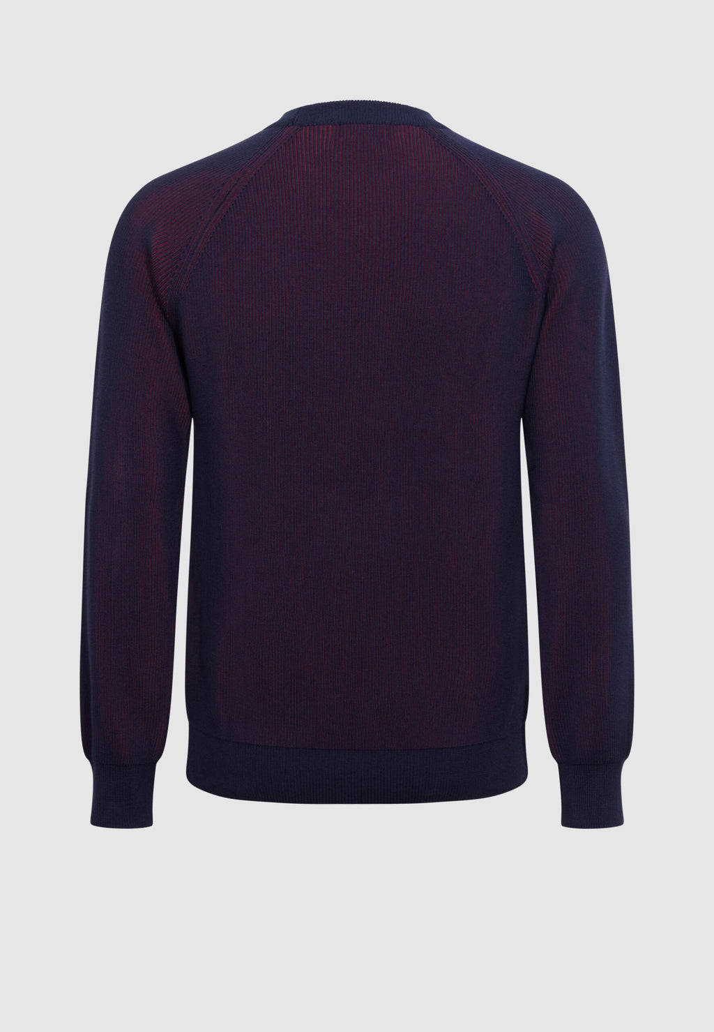 pull homme vanisé bleu et bordeaux coton