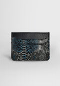 PORTE-CARTES CUIR BLEU