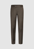 PANTALON FLANELLE BRUN