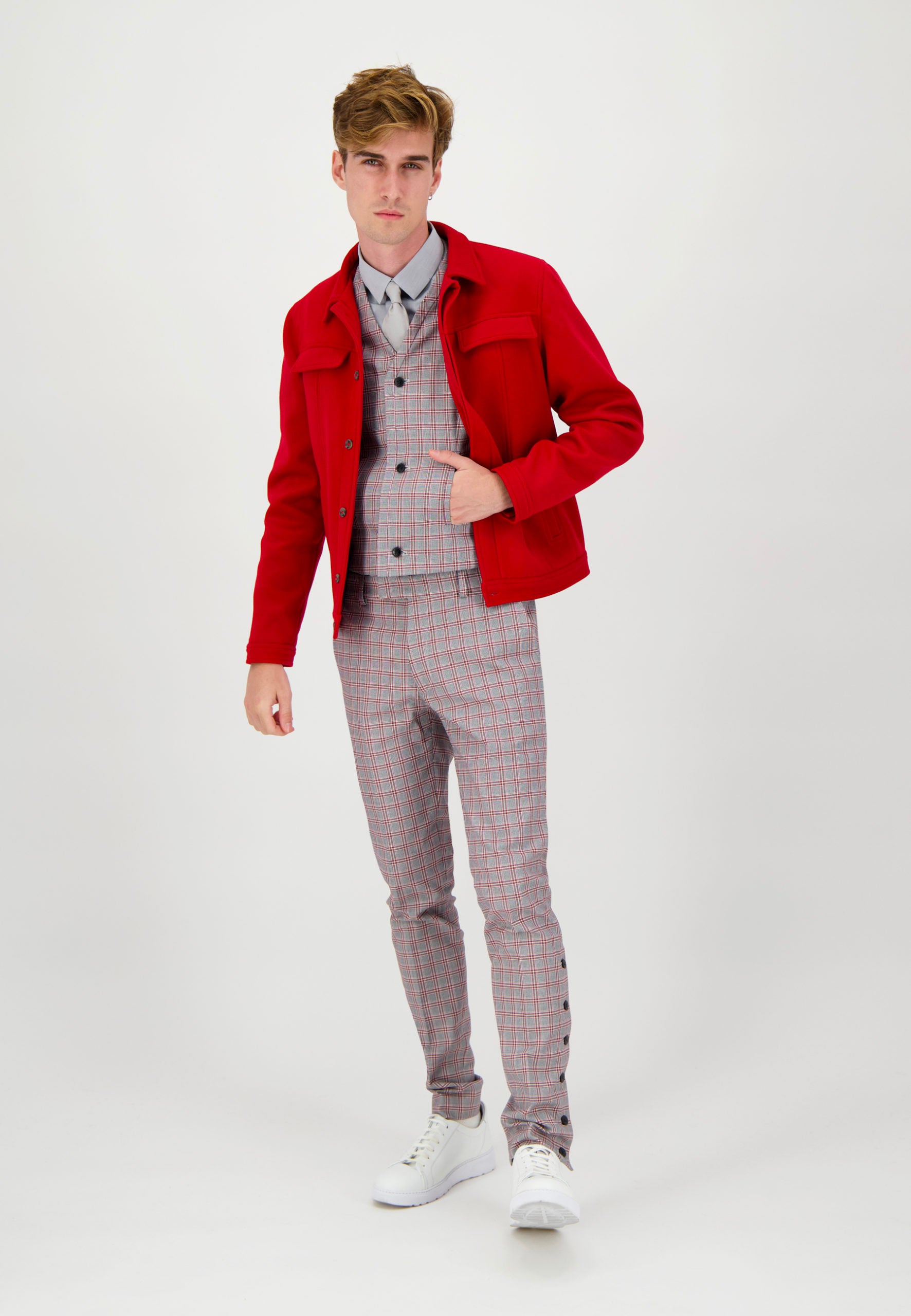 Gilet à carreaux – Image 4