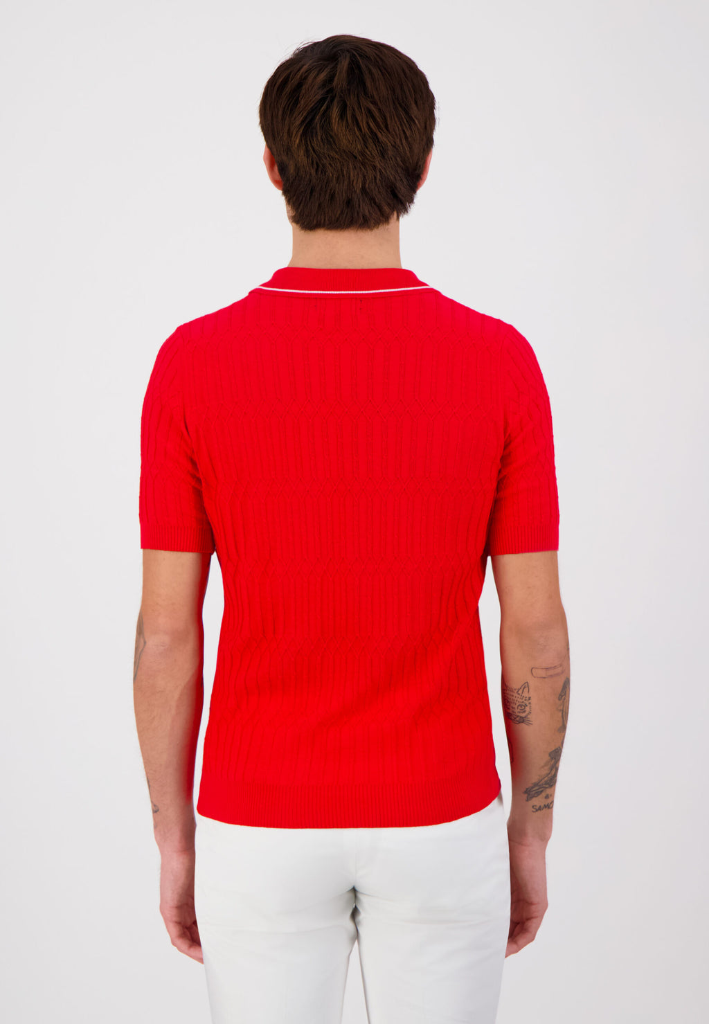 POLO PILLARD CORAIL – Image 3