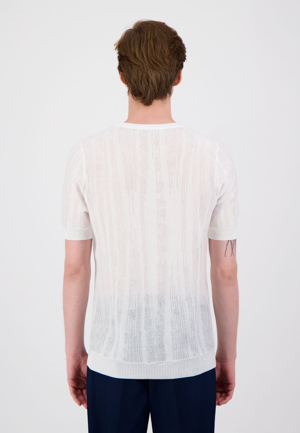 T-SHIRT JERSEY ZEBRA BLANC – Image 3