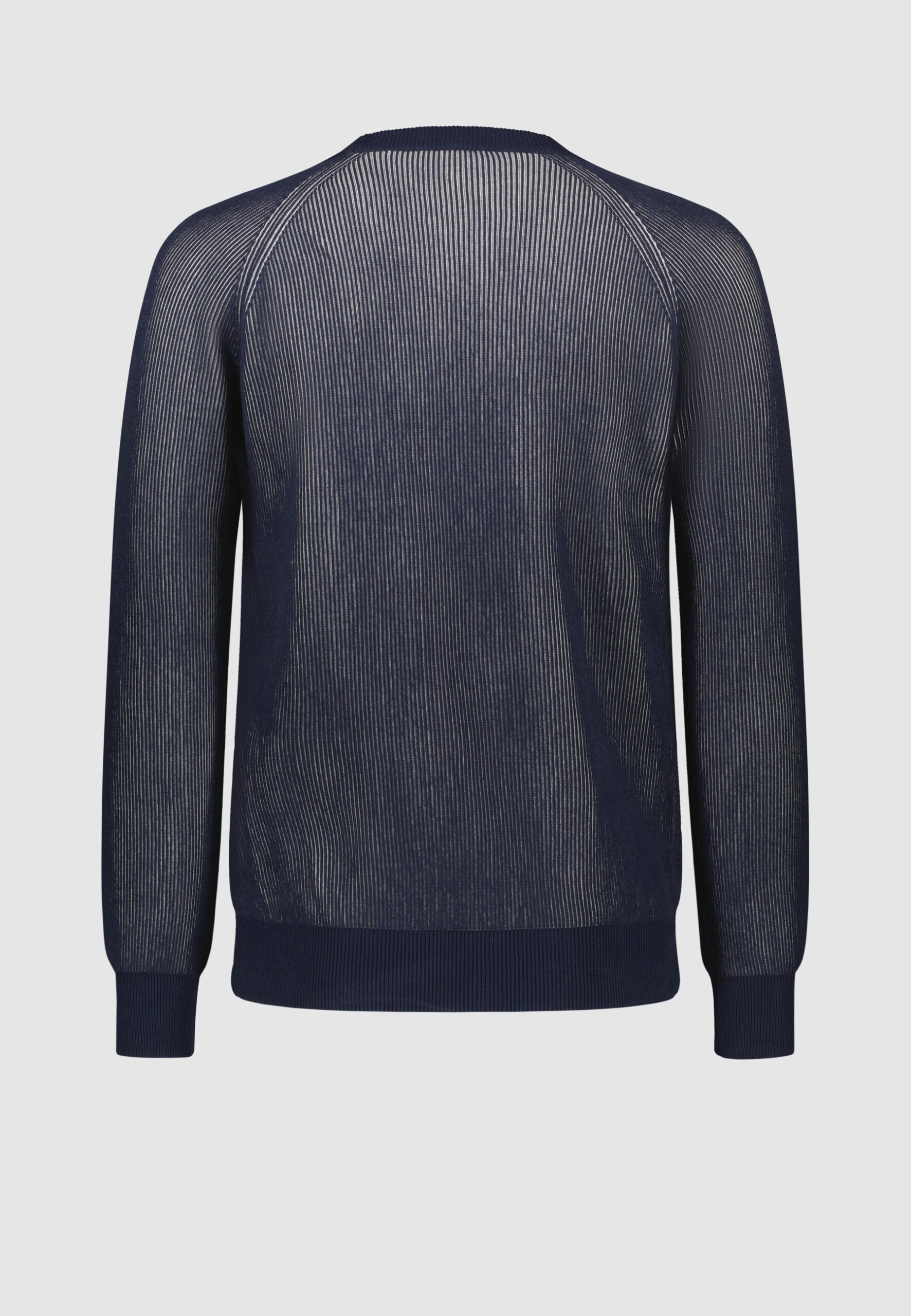 pull homme coton vanisé bleu et blanc