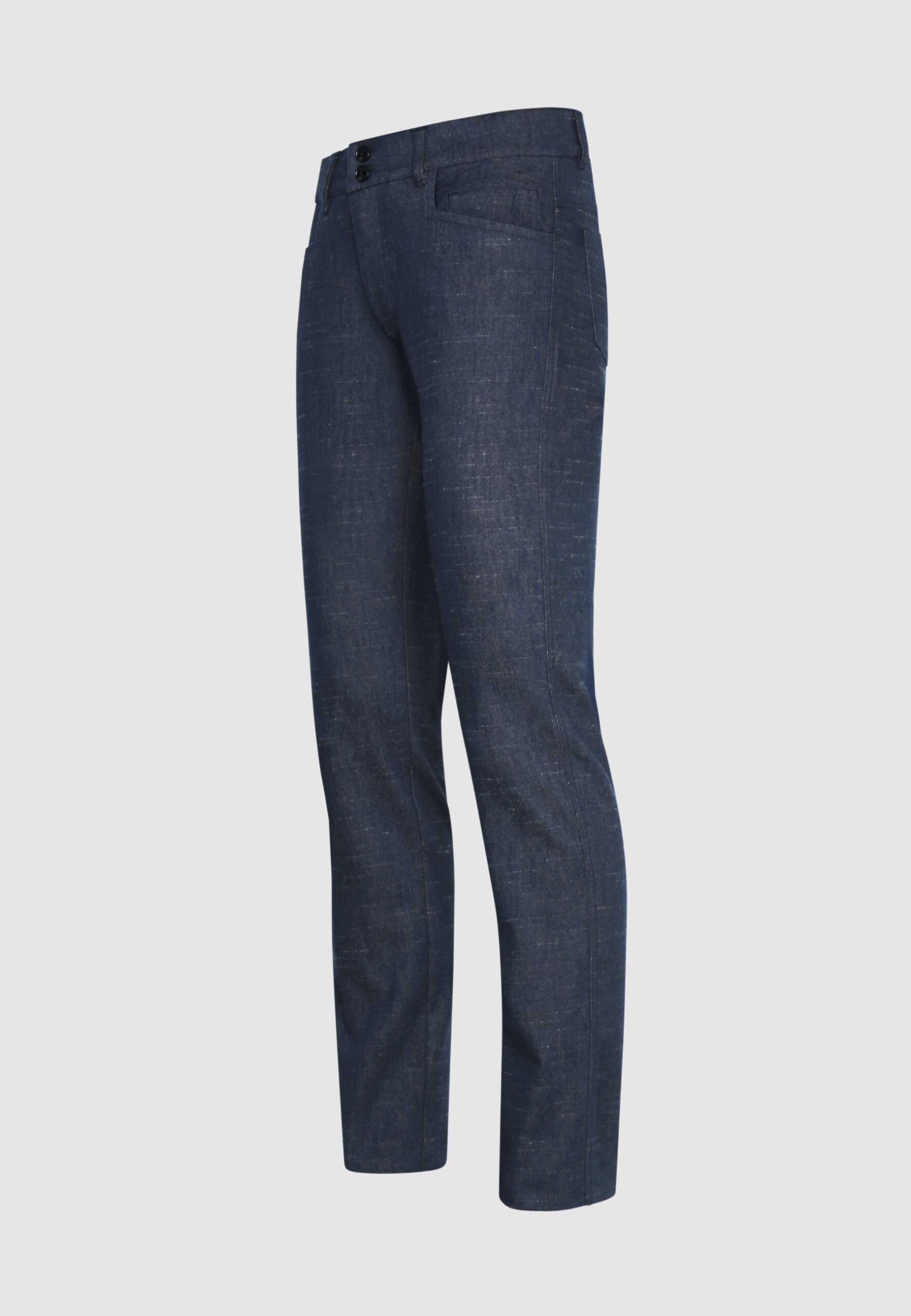 PANTALON CINQ POCHES NAVY BEIGE – Image 3