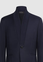 veste homme laine marine col en maille